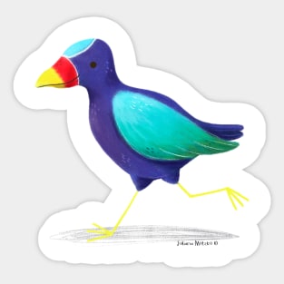 American Purple Gallinule Sticker